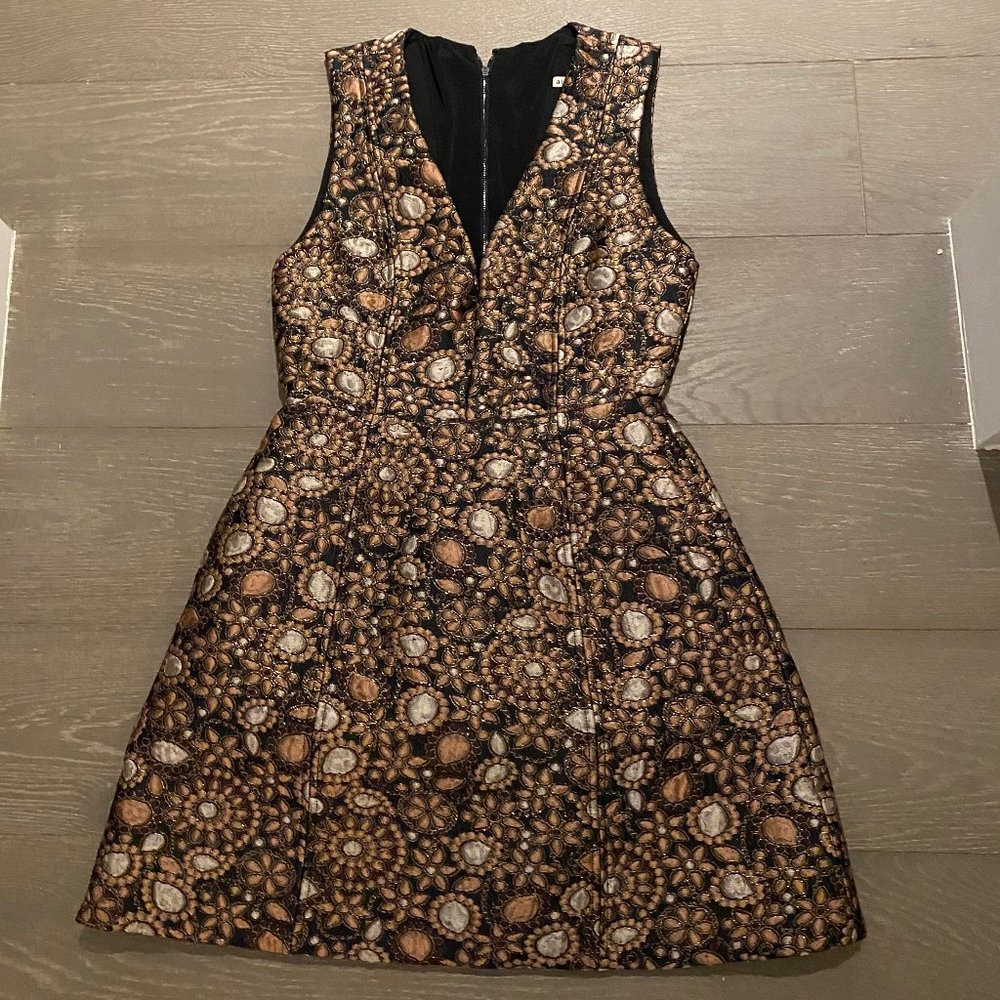 Alice + Olivia Brocade Dress Size 4